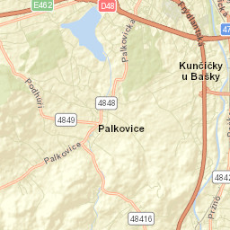 Palkovice Street Map