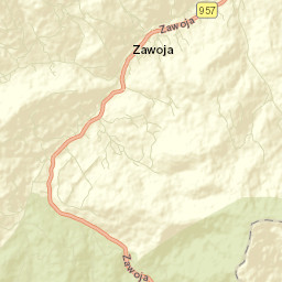 Zawoja Street Map