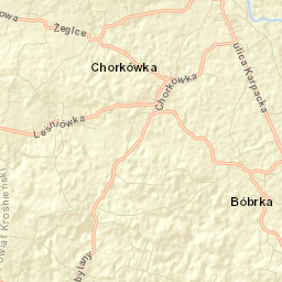 Chorkówka Street Map