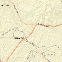 Haczów Street Map