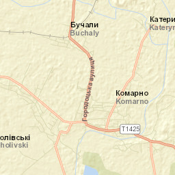 Komarno Street Map