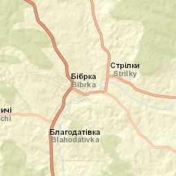 Bibrka Street Map