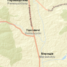 Peremyshlyany Street Map
