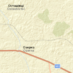 Ozerna Street Map