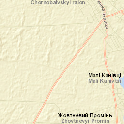 Chornobay Street Map