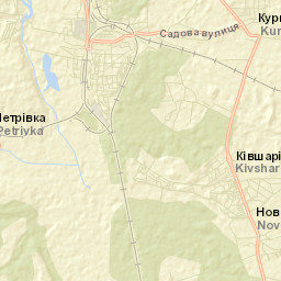 Kivsharivka Street Map