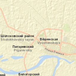 Veshenskaya Street Map