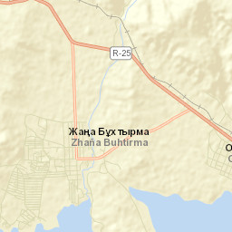 Zhanga Buqtyrma Street Map