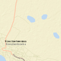 Konstantinovka Street Map