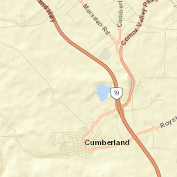 Cumberland Street Map