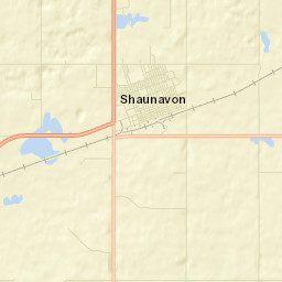 Shaunavon Street Map