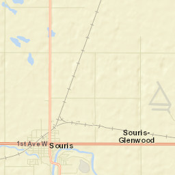 Souris Street Map