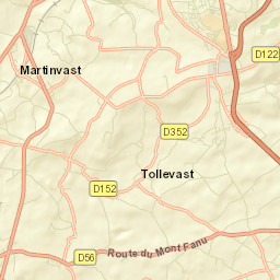 Tollevast Street Map