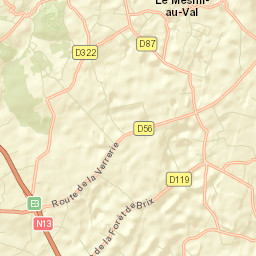 La Glacerie Street Map