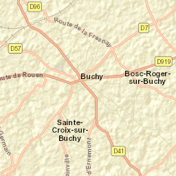 Buchy Street Map