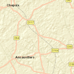 Ansauvillers Street Map