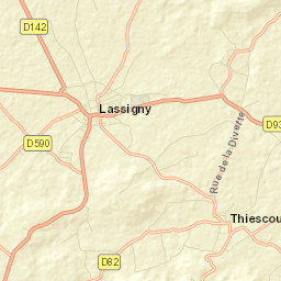 Lassigny Street Map