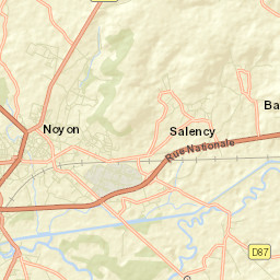 Noyon Street Map