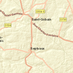 Saint-Gobain Street Map