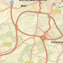 Hesperange Street Map