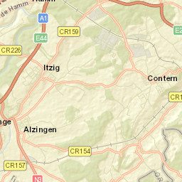 Fentange Street Map