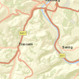 Saarburg Street Map