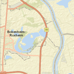 Bobenheim-Roxheim Street Map