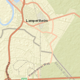 Lampertheim Street Map