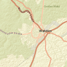 Walldürn Street Map