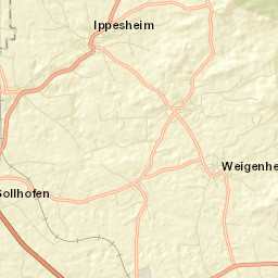 Ippesheim Street Map