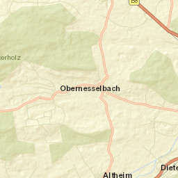 Dietersheim Street Map