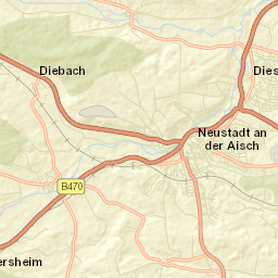 Neustadt an der Aisch Street Map