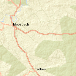 Moosbach Street Map