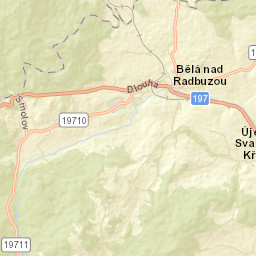 Bělá nad Radbuzou Street Map
