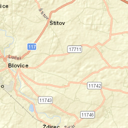 Blovice Street Map