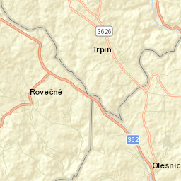 Olešnice Street Map