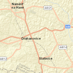 Drahanovice Street Map