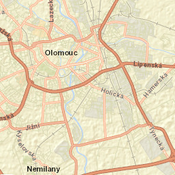 Olomouc Street Map
