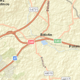 Bělotín Street Map