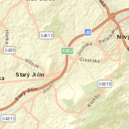 Nový Jičín Street Map