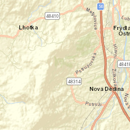 Frýdlant nad Ostravicí Street Map