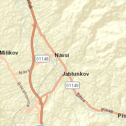 Jablunkov Street Map