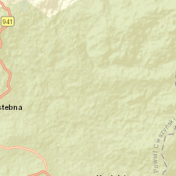 Istebna Street Map