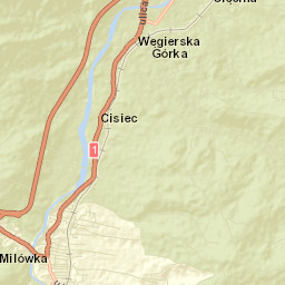 Cięcina Street Map