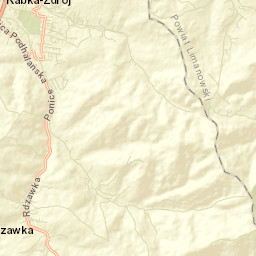 Rabka-Zdrój Street Map