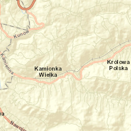 Kamionka Wielka Street Map
