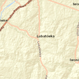 Iwonicz-Zdrój Street Map
