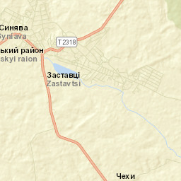 Stara Syniava Street Map