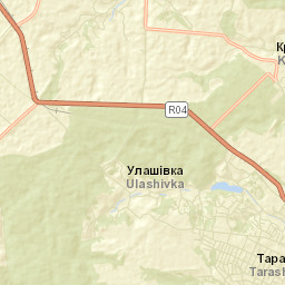 Tarashcha Street Map
