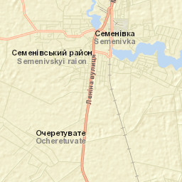 Semenivka Street Map